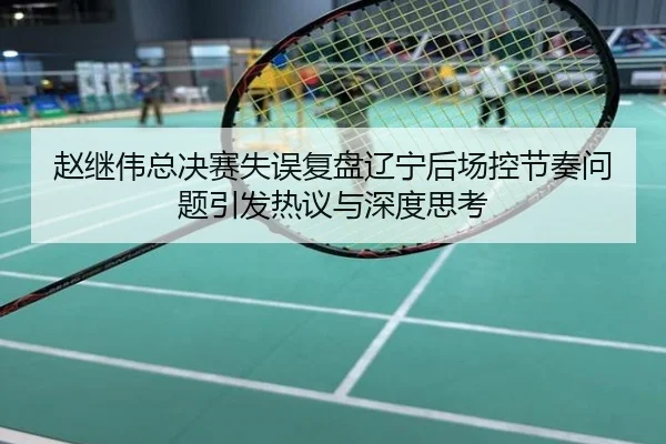 赵继伟总决赛失误复盘辽宁后场控节奏问题引发热议与深度思考