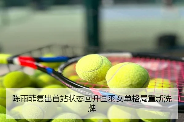 陈雨菲复出首站状态回升国羽女单格局重新洗牌